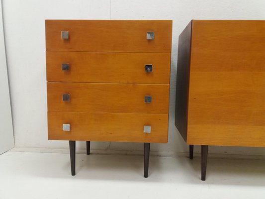 Sideboard and Chest of Drawers by František Mezulánik, 1960s, Set of 2-TZ-899264