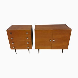 Sideboard and Chest of Drawers by František Mezulánik, 1960s, Set of 2-TZ-899264