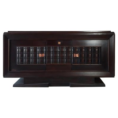 Sideboard attributed to Charles Dudouyt in Dark Oak, 1940s-TDA-1376459