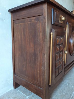 Sideboard attributed to Charles Dudouyt in Oak, 1940s-1950s-TDA-1376461