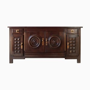 Sideboard attributed to Charles Dudouyt in Oak, 1940s-1950s-TDA-1376461