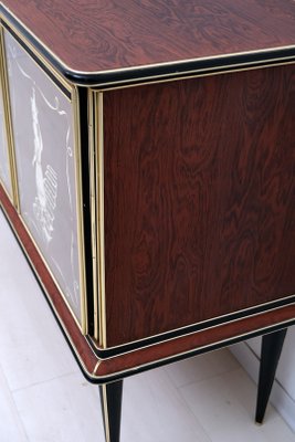 Sideboard / Bar Cabinet by Umberto Mascagni for Harrods of London, 1950s-FER-882644