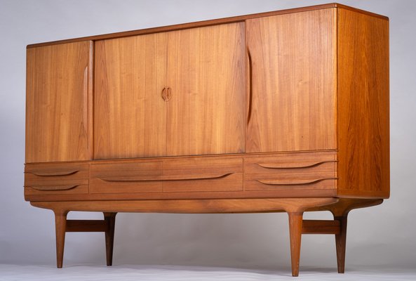 Sideboard Highboard No. 14 by Johannes Andersen for Uldum Møbelfabrik, Denmark, 1960s-ZGQ-1734439