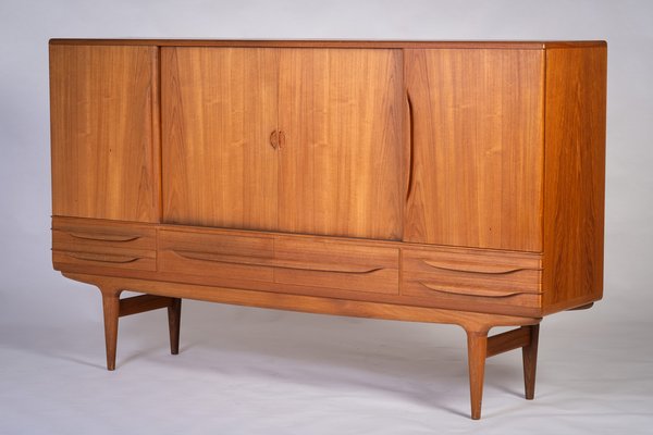 Sideboard Highboard No. 14 by Johannes Andersen for Uldum Møbelfabrik, Denmark, 1960s-ZGQ-1734439