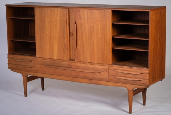 Sideboard Highboard No. 14 by Johannes Andersen for Uldum Møbelfabrik, Denmark, 1960s-ZGQ-1734439