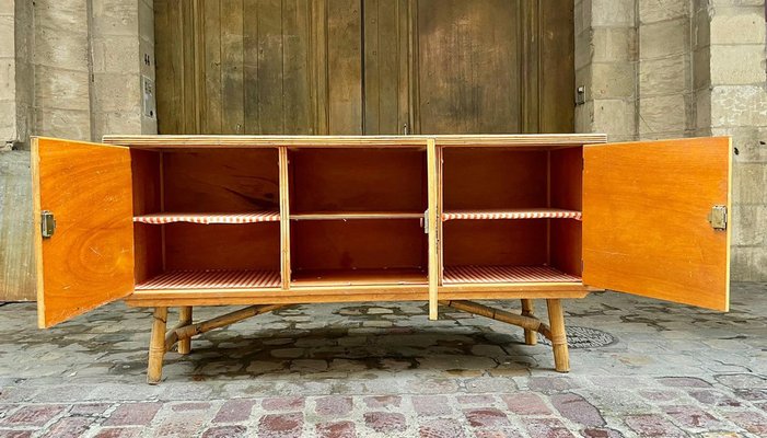 Sideboard in Bamboo, 1950s-HLV-1757746