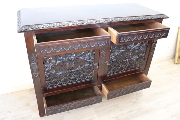 Sideboard in Carved Beech, Early 20th Century-DCO-2020587