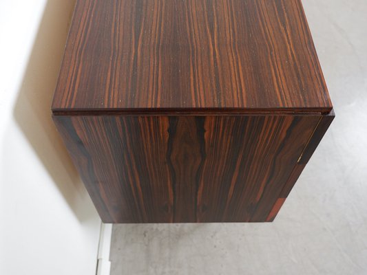 Sideboard in Macassar Wood on Black Square Frame, Germany, 1960s-JV-2034882