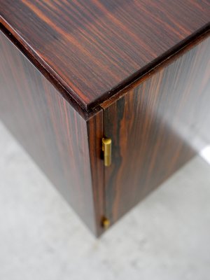 Sideboard in Macassar Wood on Black Square Frame, Germany, 1960s-JV-2034882