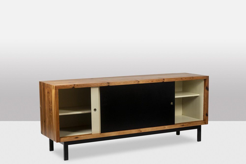 Sideboard in Pitch Pine by Ate van Apeldoorn, 1970s