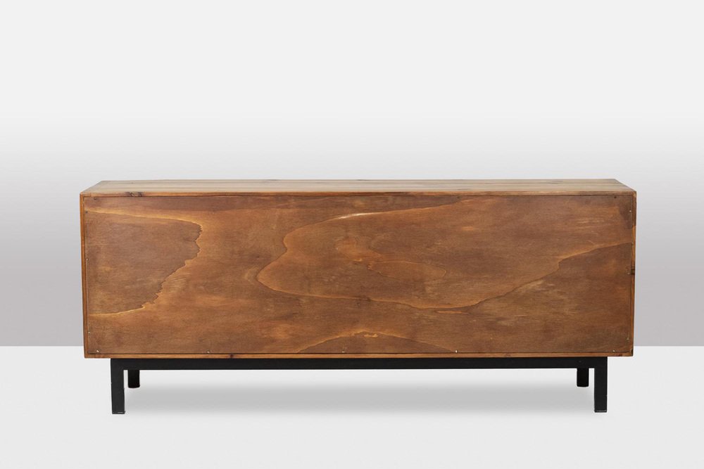 Sideboard in Pitch Pine by Ate van Apeldoorn, 1970s