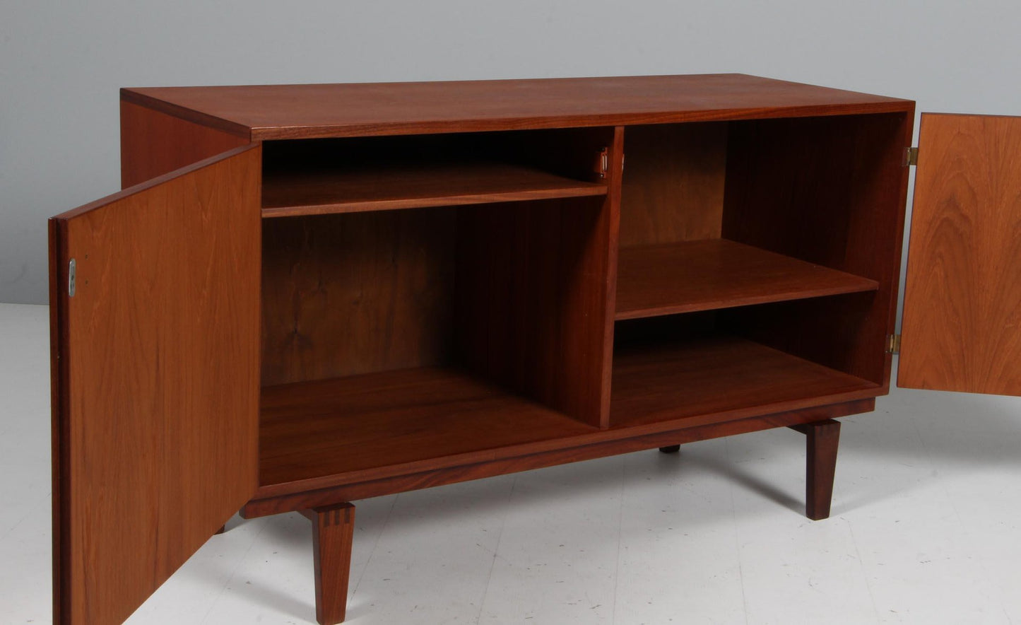 Sideboard in Teak and Brass by Peter Løvig Nielsen, Denmark, 1960s