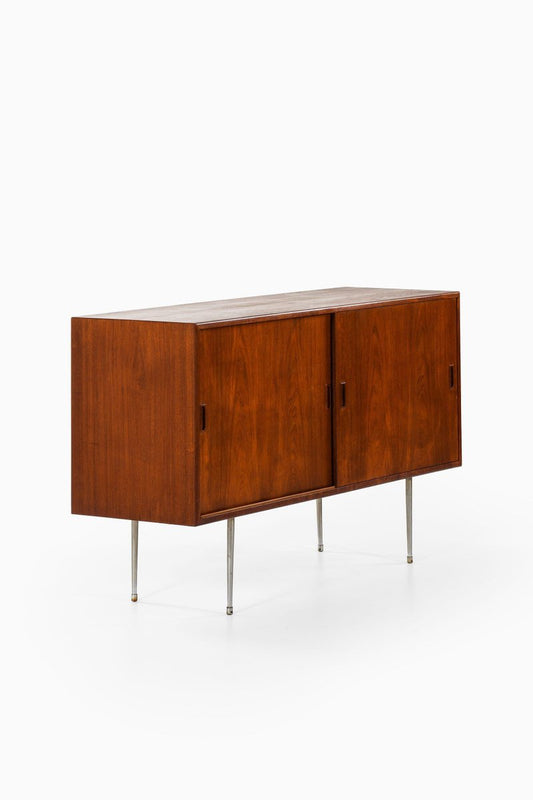 Sideboard in Teak and Steel attributed to Børge Mogensen, 1950s