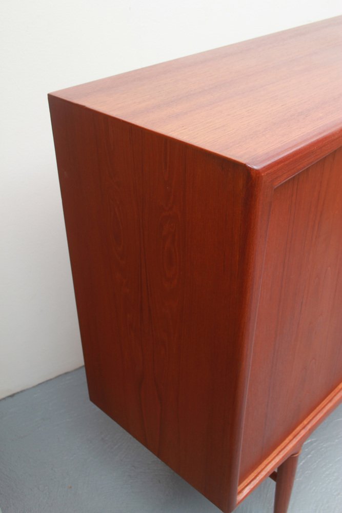 Sideboard in Teak with Sliding Doors by Axel Christensen,Denmark, 1960s