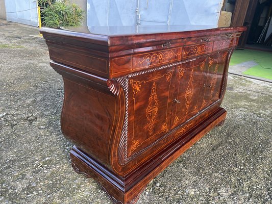 Sideboard in Walnut Burl, 1890s-LAM-1766143