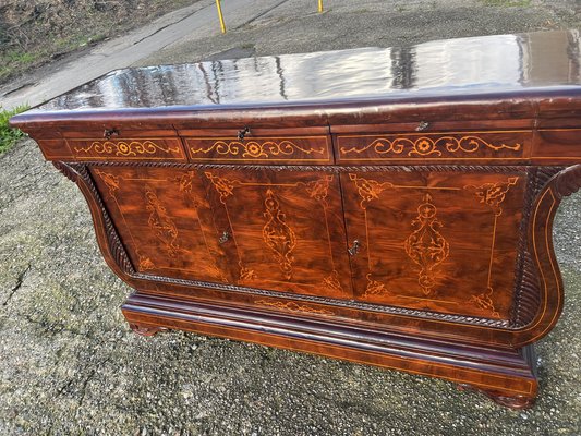 Sideboard in Walnut Burl, 1890s-LAM-1766143