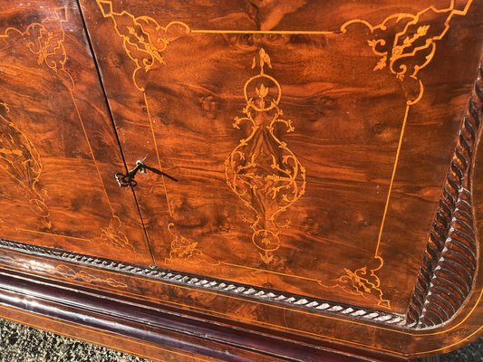 Sideboard in Walnut Burl, 1890s-LAM-1766143