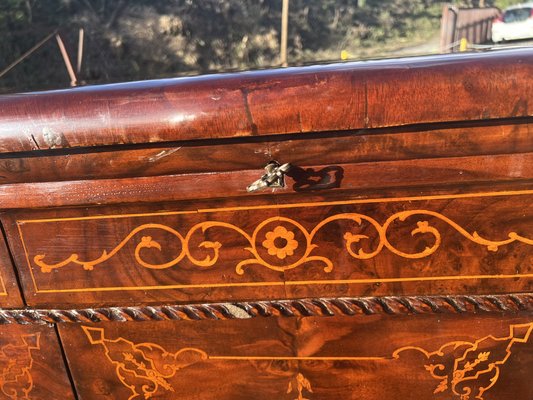 Sideboard in Walnut Burl, 1890s-LAM-1766143