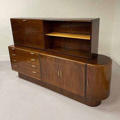 Sideboard in Walnut by A. A. Patijn for Zijlstra, 1950s-ZT-1216192