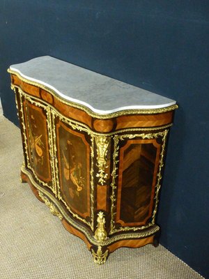 Sideboard Napoleon III Marquetry Buffet-WSV-605129