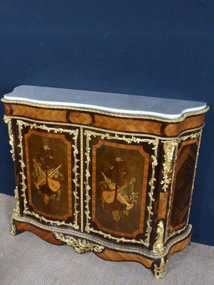 Sideboard Napoleon III Marquetry Buffet-WSV-605129