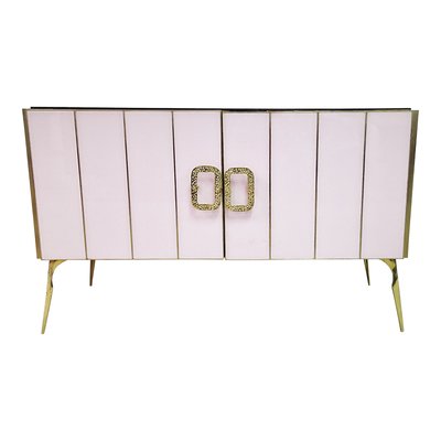 Sideboard with 2 Glass Doors, 1980s-BEW-1766124