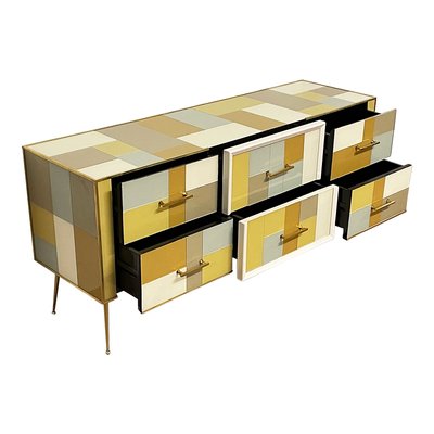 Sideboard with Glass Drawers, 1990s-BEW-1773240