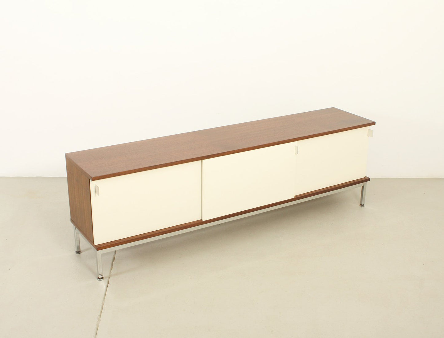 Sideboard with Lacquered Sliding Doors from Airborne, France, 1960s