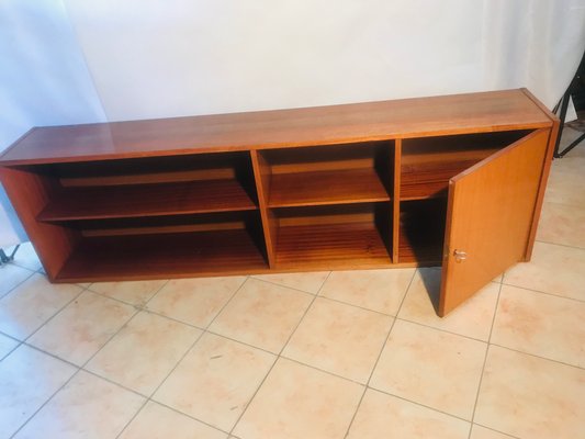 Sideboard with Open Bookshelf, 1970s-WQQ-1091763