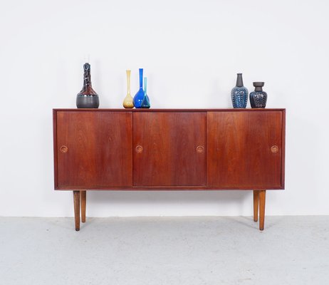 Sideboard with Sliding Doors from Omann Jun, 1960s-SN-1765134