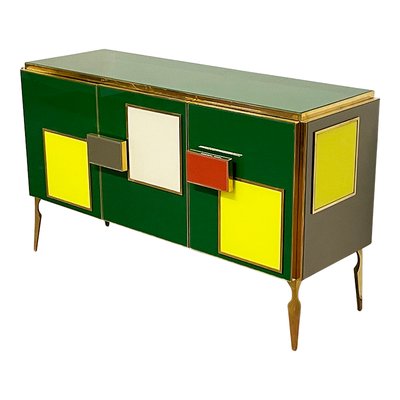 Sideboard with Three Glass Doors-BEW-1773261