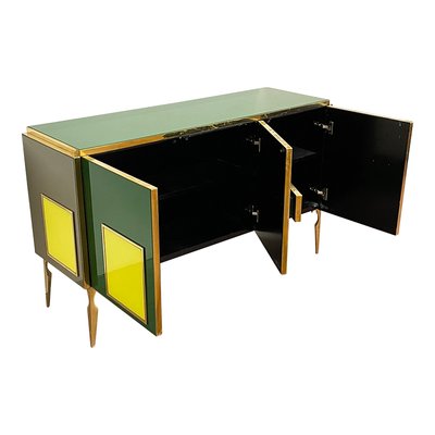 Sideboard with Three Glass Doors-BEW-1773261