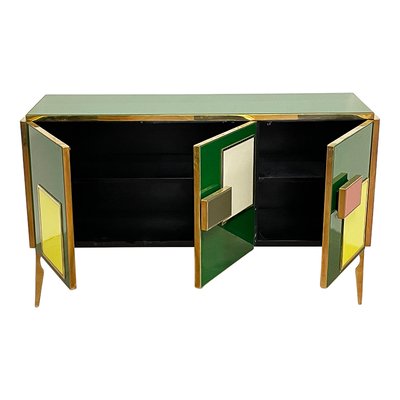 Sideboard with Three Glass Doors-BEW-1773261