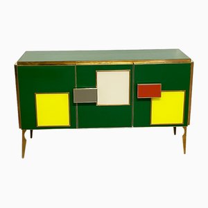 Sideboard with Three Glass Doors-BEW-1773261