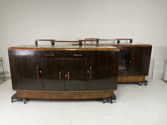 Sideboards by Gaetano Borsani for Atelier Varedo Deco, 1930s, Set of 2-TPO-1780665