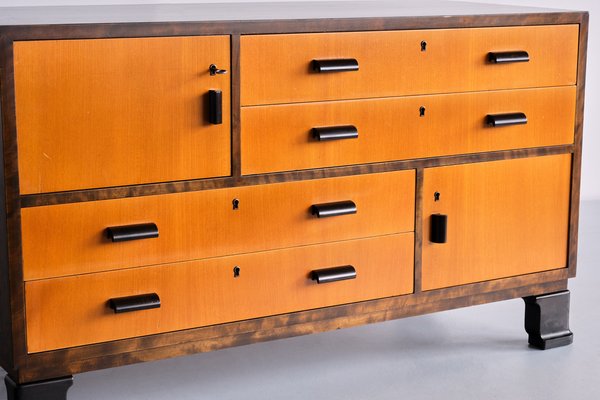 Sideboards in Elm and Birch by Axel Larsson for SMF Bodafors, Sweden, 1940s, Set of 2-FMT-1772373