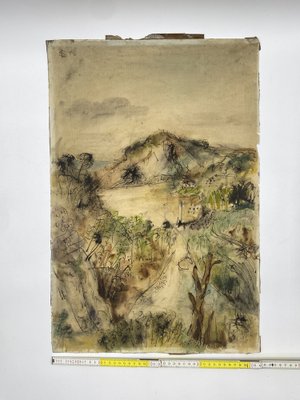 Siegmund Lympasik, Early Impressionist Landscape, 1942, Mixed Media on Paper-CZ-1822876