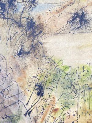 Siegmund Lympasik, Early Impressionist Landscape, 1942, Mixed Media on Paper-CZ-1822876