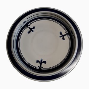 Siena Serving Bowl in Blue & Gray Ceramics by Bjön Wiinblad for Rosenthal, Germany 70s, 1970s-HOI-1724047