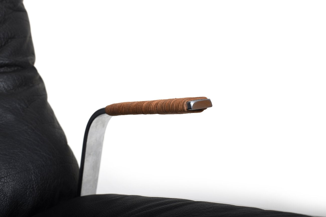 Siesta Armrests Lounge Chair in Steel by Ingmar Relling for Westnofa, 1970s