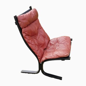 Siesta Chair in Leather by Ingmar Relling for Westnofa, Norway, 1960s-QDP-1851897