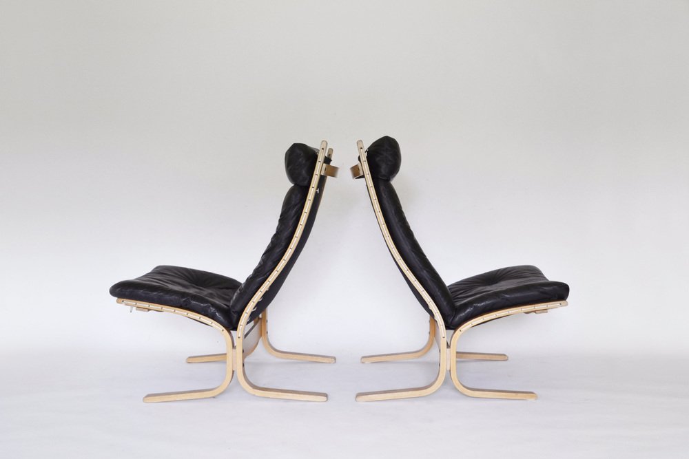 Siesta Lounge Chairs by Ingmar Relling for Westnofa, 1960s, Set of 2