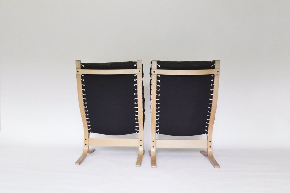 Siesta Lounge Chairs by Ingmar Relling for Westnofa, 1960s, Set of 2