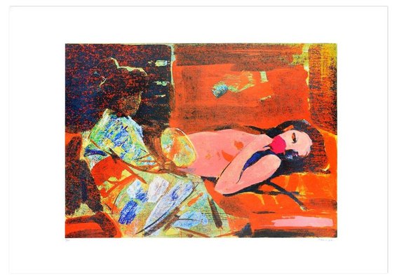 Siesta - Original Screen Print by G. Tampieri - 1988-ZCI-755517