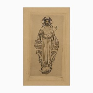 Sigmund Lipinsky - Jesus Christ - Etching and Drypoint - 1921-ZCI-846616