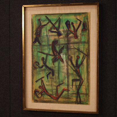 Signed Abstract Painting, 20th Century-RP-949908