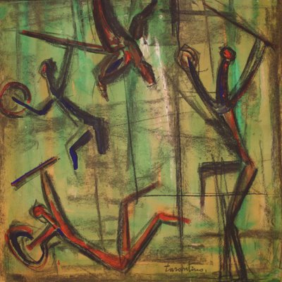 Signed Abstract Painting, 20th Century-RP-949908