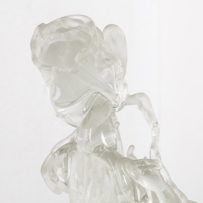 Signed Madonna Figure in Art Glass by Ion Tamaian-MPO-1034926