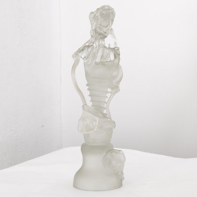 Signed Madonna Figure in Art Glass by Ion Tamaian-MPO-1034926