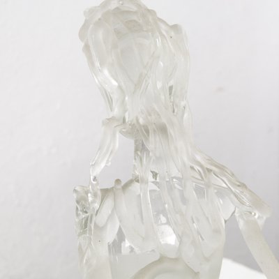 Signed Madonna Figure in Art Glass by Ion Tamaian-MPO-1034926